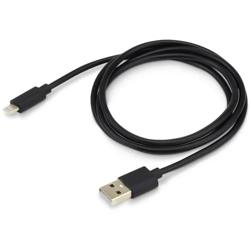 Кабель Buro Lightning (m) - USB (m), 1.2м, 2A, черный [usb-ip-1.2b2a]