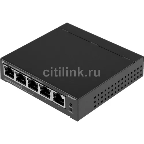 Коммутатор TP-LINK TL-SF1005P, неуправляемый