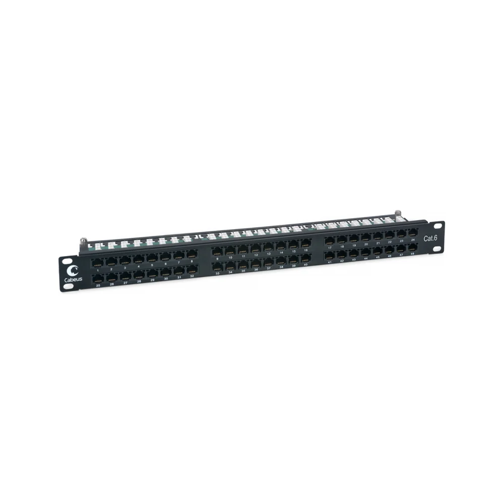 Патч-панель Cabeus PLHD-48-Cat.6-Dual IDC-1U