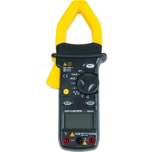Клещи токоизмерительные MASTECH MS2101, измер.ток: переменный/постоянный [13-1308]