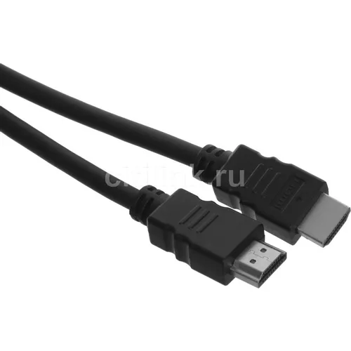 Кабель аудио-видео KINGPRICE KP-HDMI-v2-1.5m, HDMI (m) - HDMI (m), ver 2.0, 1.5м, GOLD, черный