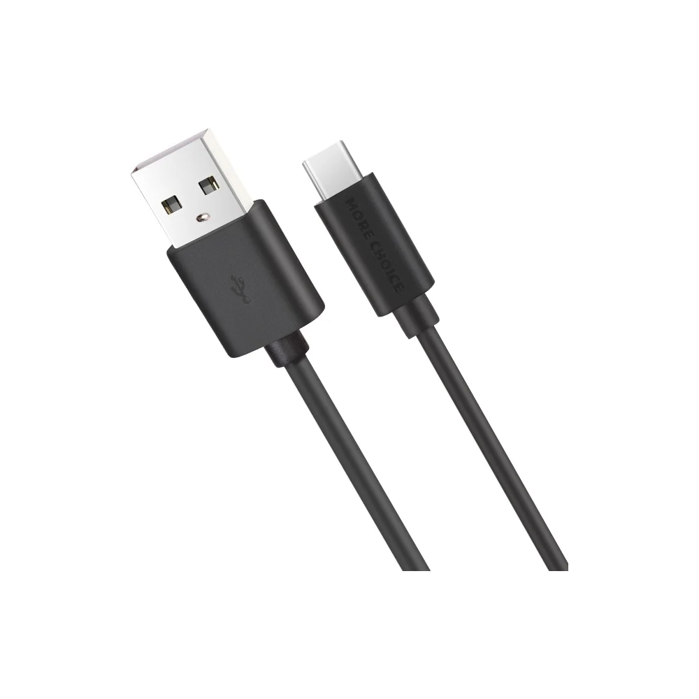 Дата кабель для Type-C More Choice K13a Black