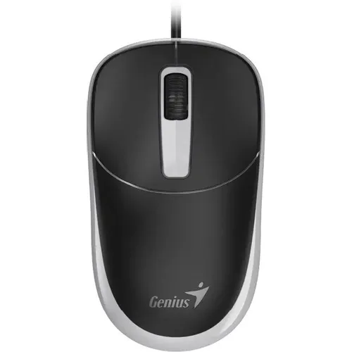 Мышь проводная Genius DX-123, оптическая, USB, 1200dpi, темно-серый [31010033400]