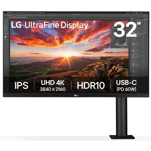31.5" Монитор LG UltraFine 32UN880K-B, 3840x2160, IPS, 2хHDMI, 1хDP, черный [32un880k-b.aruz]