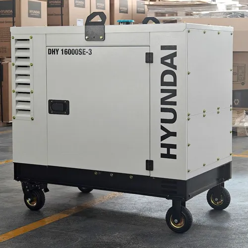Дизельный генератор Hyundai DHY 16000SE-3, 380 В, 13кВт, на колёсах с АКБ