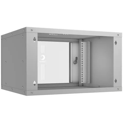 Шкаф коммутационный CABEUS WSC-05D-6U55/45 настенный, стеклянная передняя дверь, 6U, 550x320x450 мм