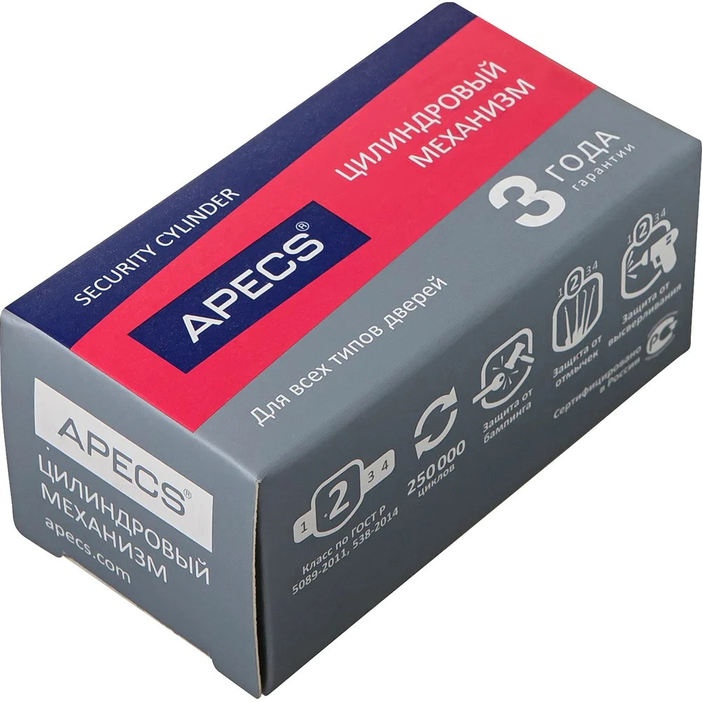 Цилиндровый механизм APECS SC-100-G (SC-100-Z-G) 11654