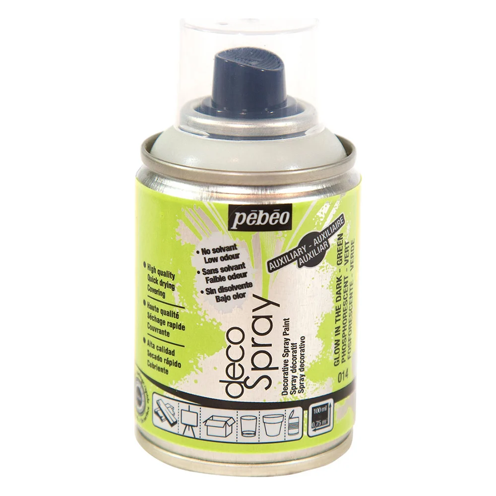 Краска PEBEO decoSpray "светящаяся в темноте" 530597