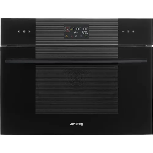 Духовой шкаф электрический SMEG Linea SO4102M1B3, 40л, дверца с 3 стеклами, черный