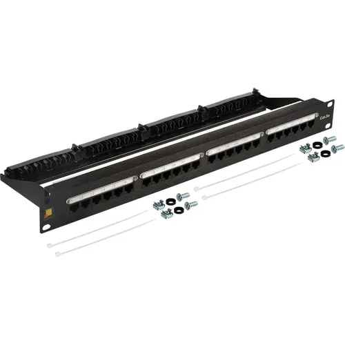 Патч-панель Lanmaster LAN-PPN24U5E 19" 1U 24xRJ45 кат.5E UTP