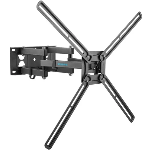 Кронштейн для телевизора Kromax CORBEL-9, 32-75", настенный, поворот и наклон, титан [90593]