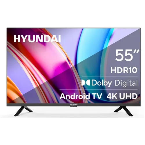 55" Телевизор Hyundai H-LED55BU7006 4K Ultra HD, СМАРТ ТВ, Android TV, черный