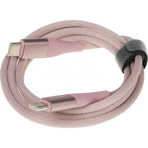 Кабель ZMI DW3, USB Type-C (m) - USB Type-C (m), 1м, розовый [dw3 pink rus]