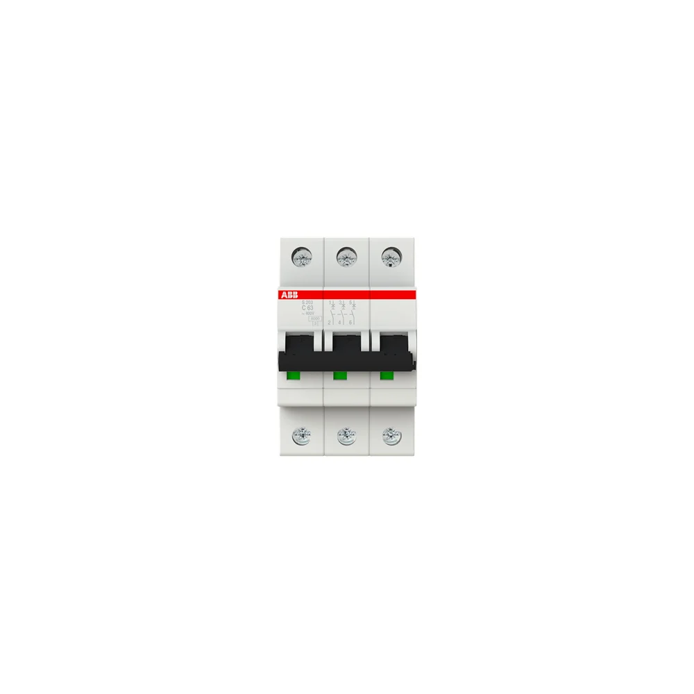 Трехполюсный автоматический выключатель ABB 2CDS253001R0634