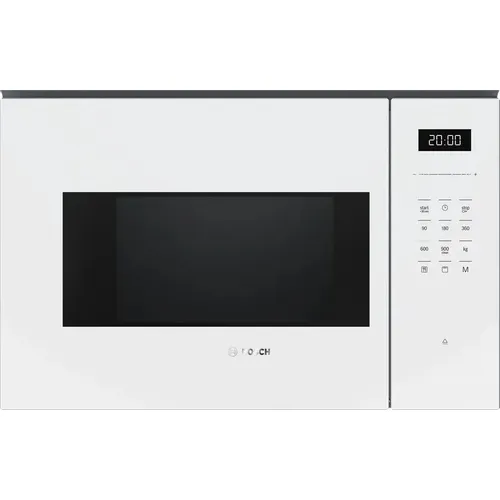 Встраиваемая микроволновая печь Bosch BEL554MW2, 25л, 900Вт, белый
