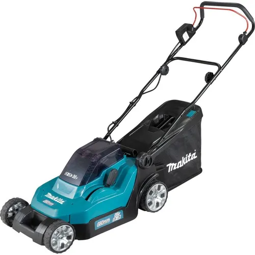 Газонокосилка аккумуляторная Makita DLM382CM2, 38см, несамоходная, 4Ач, с ЗУ