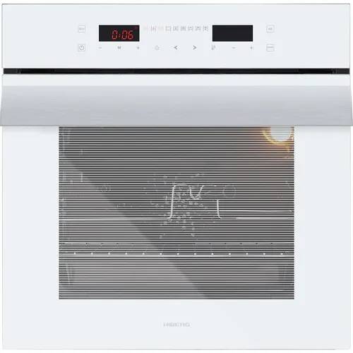 Духовой шкаф электрический HIBERG VM 6192 W, 67л, дверца с 3 стеклами, белый