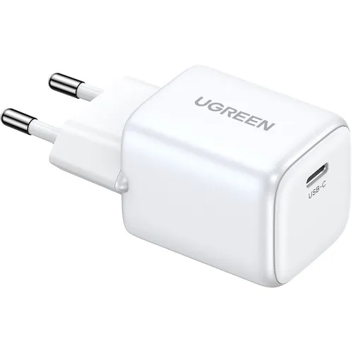Сетевое зарядное устройство UGREEN CD318, USB-C, 20Вт, 3A, белый [15324]