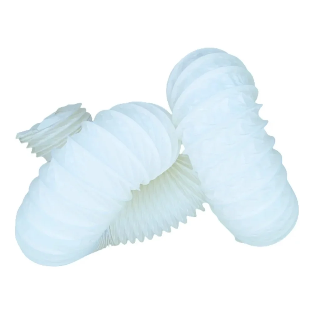 Гибкий полимерный воздуховод DEC International PVC White 254 мм, 10 м P254/10