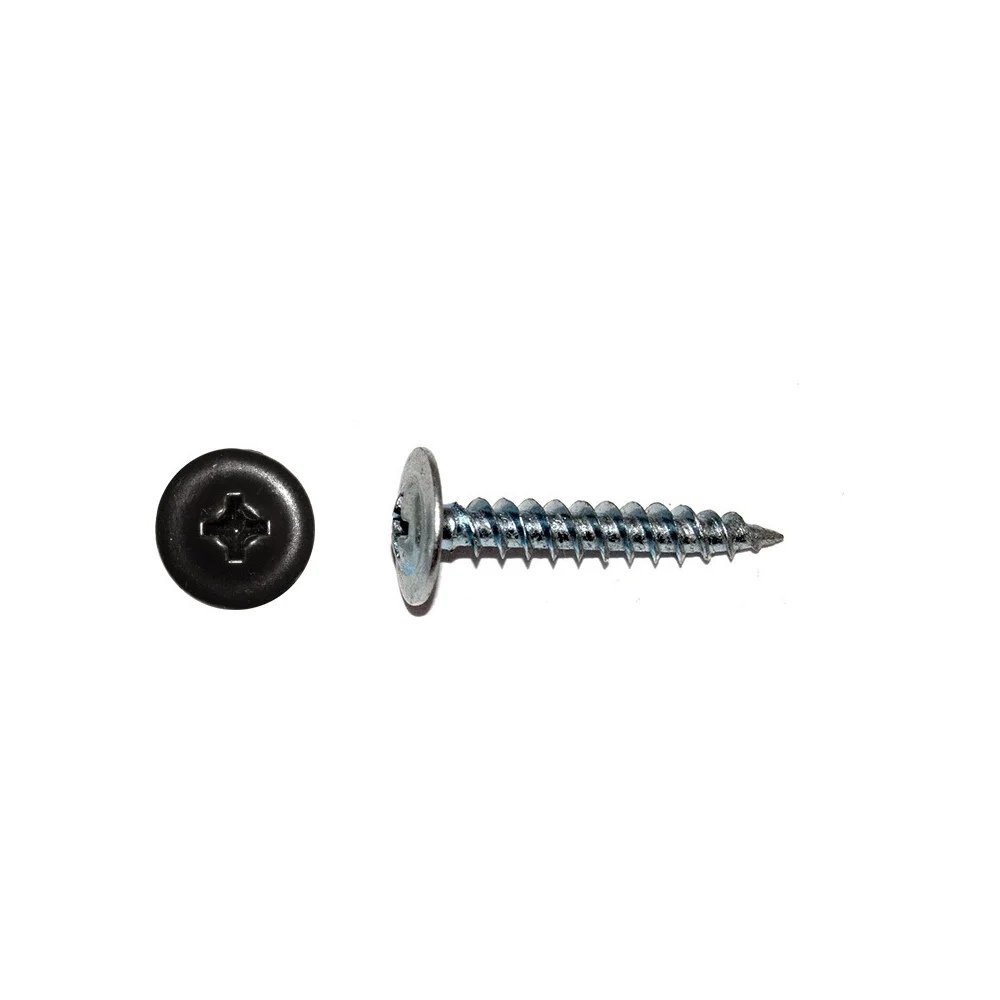 Острый саморез КРЕП-КОМП 4,2x25 RAL8019 500шт пшо258019