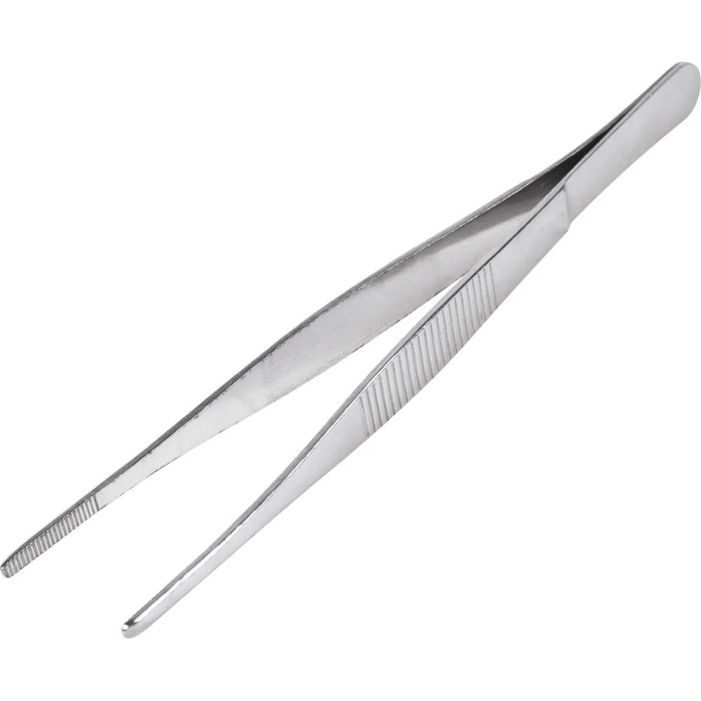 Рифленый прямой пинцет REXANT 12-0366