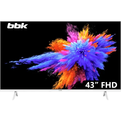 43" Телевизор BBK 43LEM-1054/FTS2C (W) FULL HD, белый