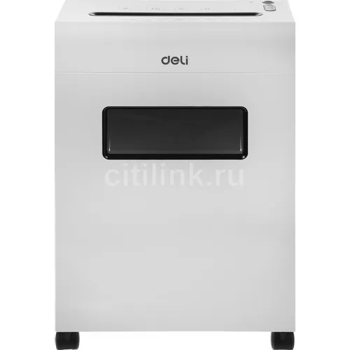 Уничтожитель бумаг Deli Touch E9921-EU, P-4, 3х16мм, 6 лист. одновременно, 16л