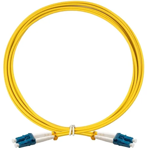 Патч-корд EXEGATE FC-D-9-LC-LC-2M-LSZH 2м, многожильный, желтый