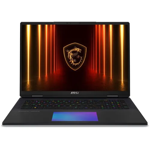 Ноутбук игровой MSI Titan 18 HX AI A2XWJG-206RU, 18", IPS, Intel Core Ultra 9 285HX 2.8ГГц, 24-ядерный, 64ГБ DDR5, 2ТБ + 2ТБ SSD, NVIDIA GeForce RTX 5090 для ноутбуков - 24 ГБ, TGP 175Вт, Windows 11 Home, черный [9s7-182421-206]