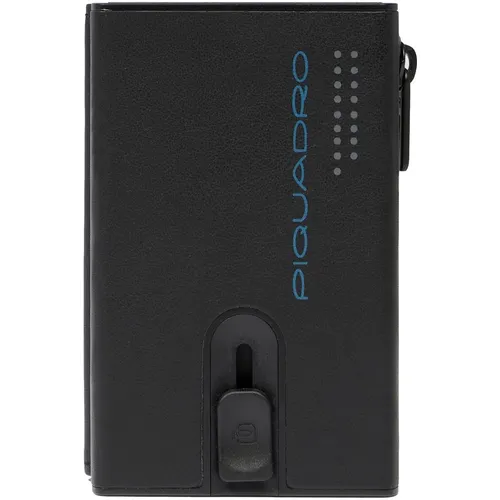 Чехол для кредитных карт Piquadro Urban PP5585UB00R/NGR, кожа натуральная, черный / серый