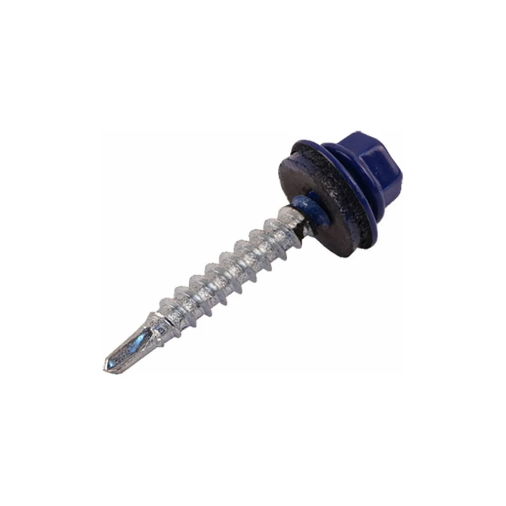 Кровельный оцинкованный саморез STARFIX 5,5x25 мм, RAL 5002, 50 шт. SMP2-85212-50