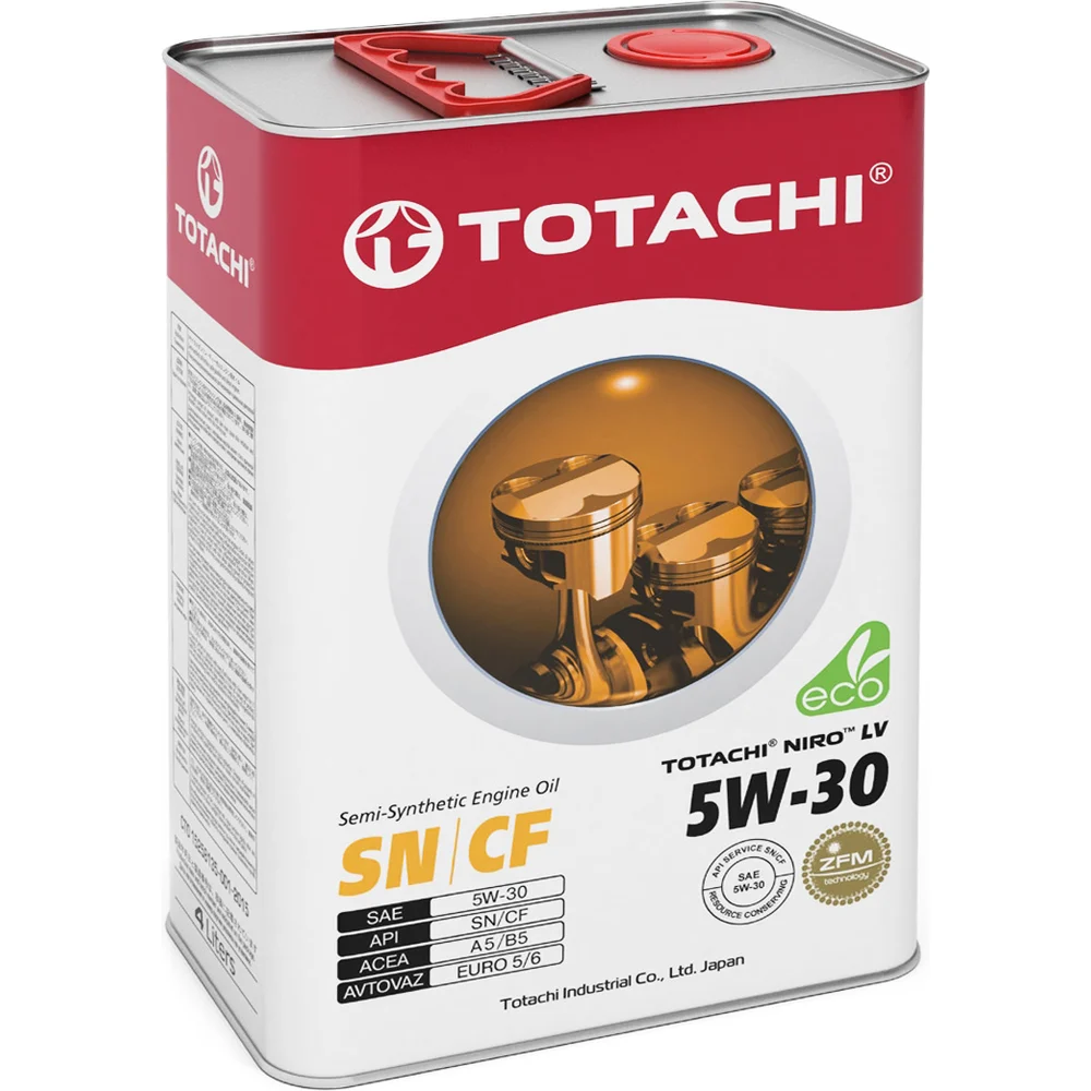 Моторное масло Totachi NIRO LV Semi-Synthetic SN/CF 5W-30 4589904922015