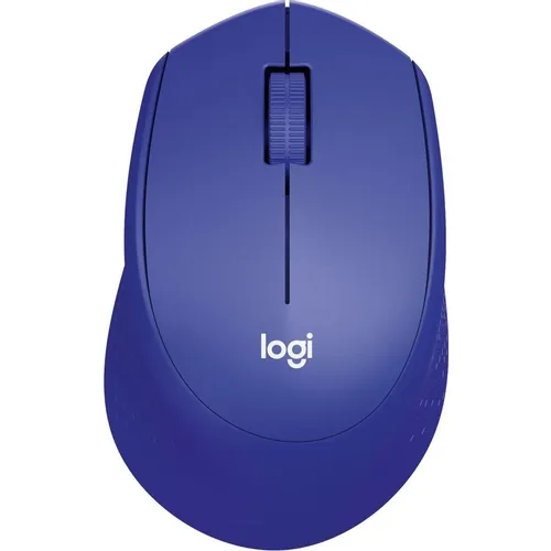 Мышь беспроводная Logitech M330 Silent Plus, радио, оптическая, USB, 1000dpi, синий [910-004910]