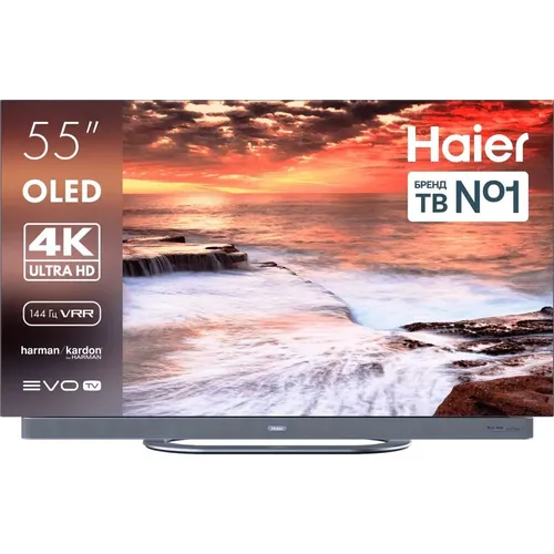 55" Телевизор HAIER OLED S9 Ultra+ OLED, 4K Ultra HD, СМАРТ ТВ, Android TV, серый