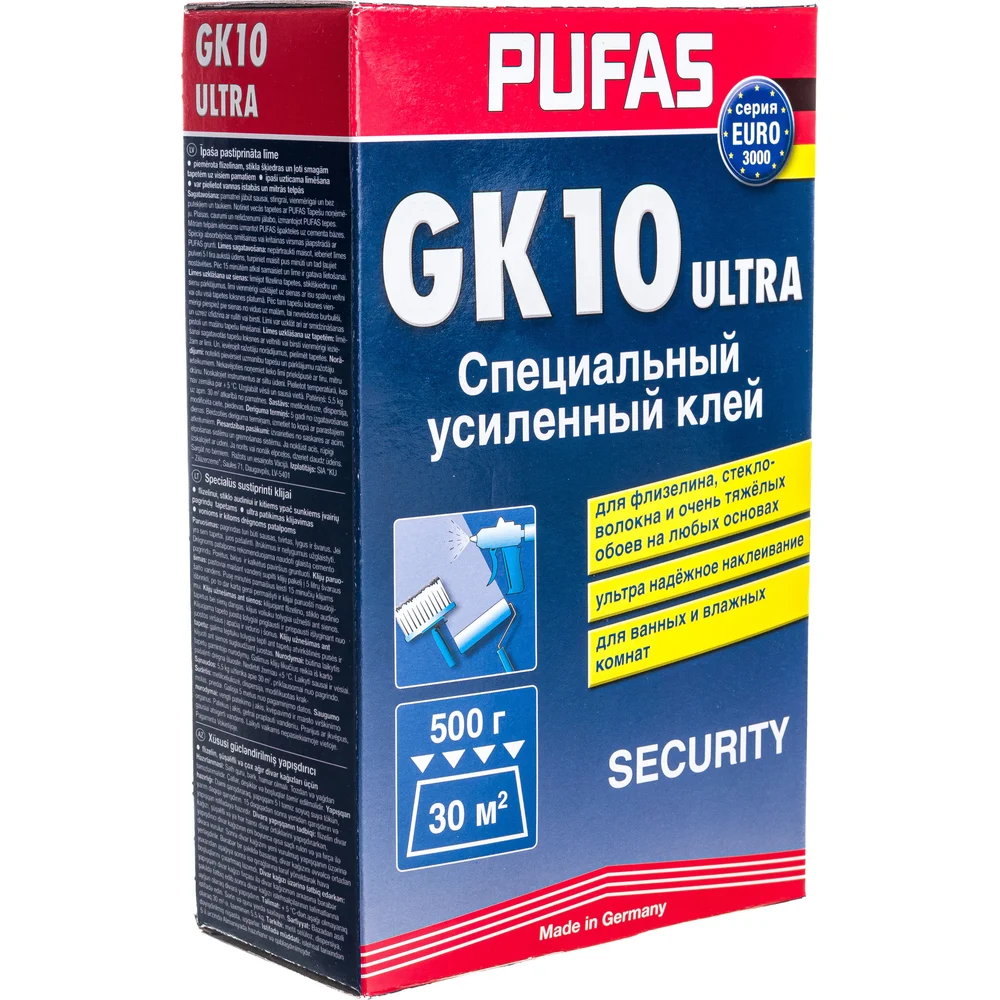 Клей для стекловолокна и флизелина Pufas ГК10 046-20911-00