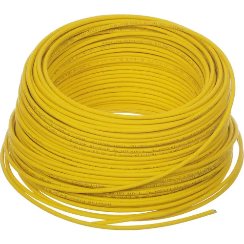 Кабель информационный Hyperline кат.5E, 100м, желтый [futp4-c5e-p26-in-lszh-yl-100]