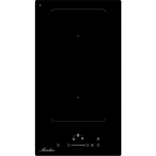 Индукционная варочная поверхность MONSHER MHI 3011, конфорок: 2 шт., стеклокерамика, независимая, черный