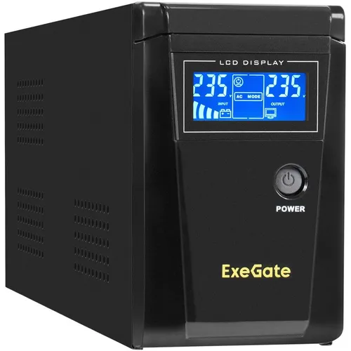 ИБП EXEGATE SineTower SZ-600.LCD.AVR.1SH, 600ВA [ex295986rus]