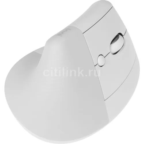 Мышь беспроводная Logitech Lift, Bluetooth/Радио, вертикальная, оптическая, USB, 4000dpi, белый [910-006486]