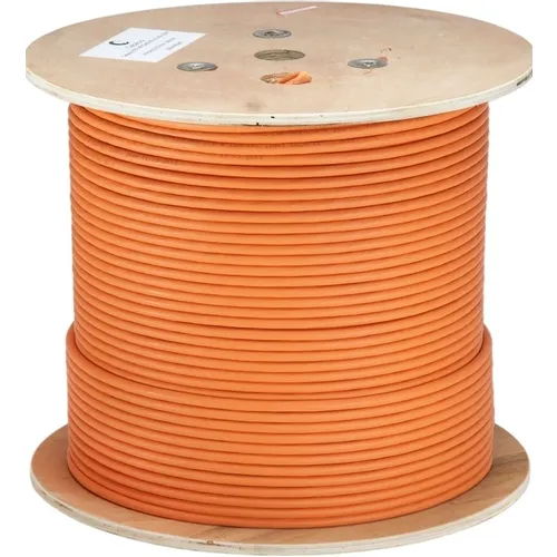 Кабель информационный CABEUS кат.6, 305м, оранжевый [sftp-4p-cat.6-solid-lszh]