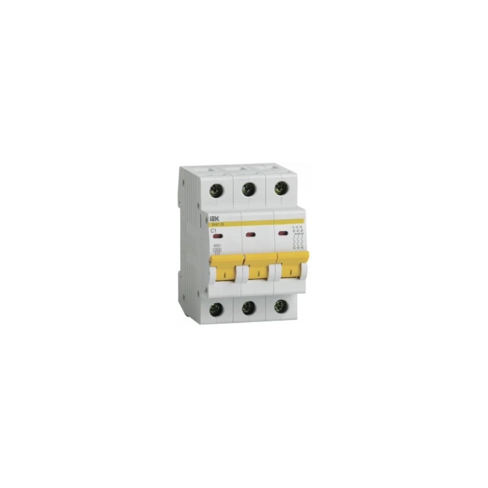 Автомат IEK ВА47-29 3п, C, 1А, 4.5кА MVA20-3-001-C