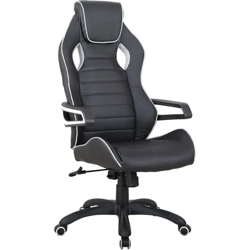 Кресло BRABIX Techno Pro GM-003, экокожа, до 121кг, серый