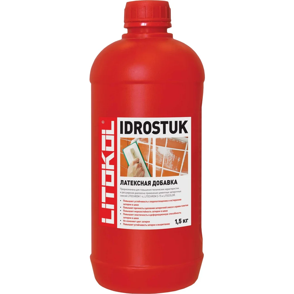 Латексная добавка для затирок LITOKOL IDROSTUK-М 112020003