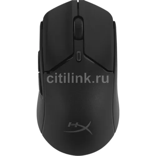 Мышь беспроводная HYPERX Haste 2, игровая, Bluetooth/Радио, оптическая, USB, 26000dpi, черный [6n0b0aa]