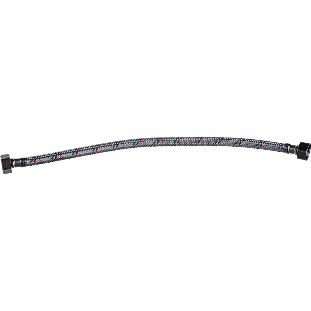 Гибкая подводка для воды Valtec 40 см; 1/2"; гайка-гайка VTf.001.IS.0404040