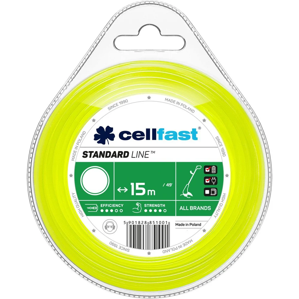 Круглая леска для триммеров Cellfast 35-005