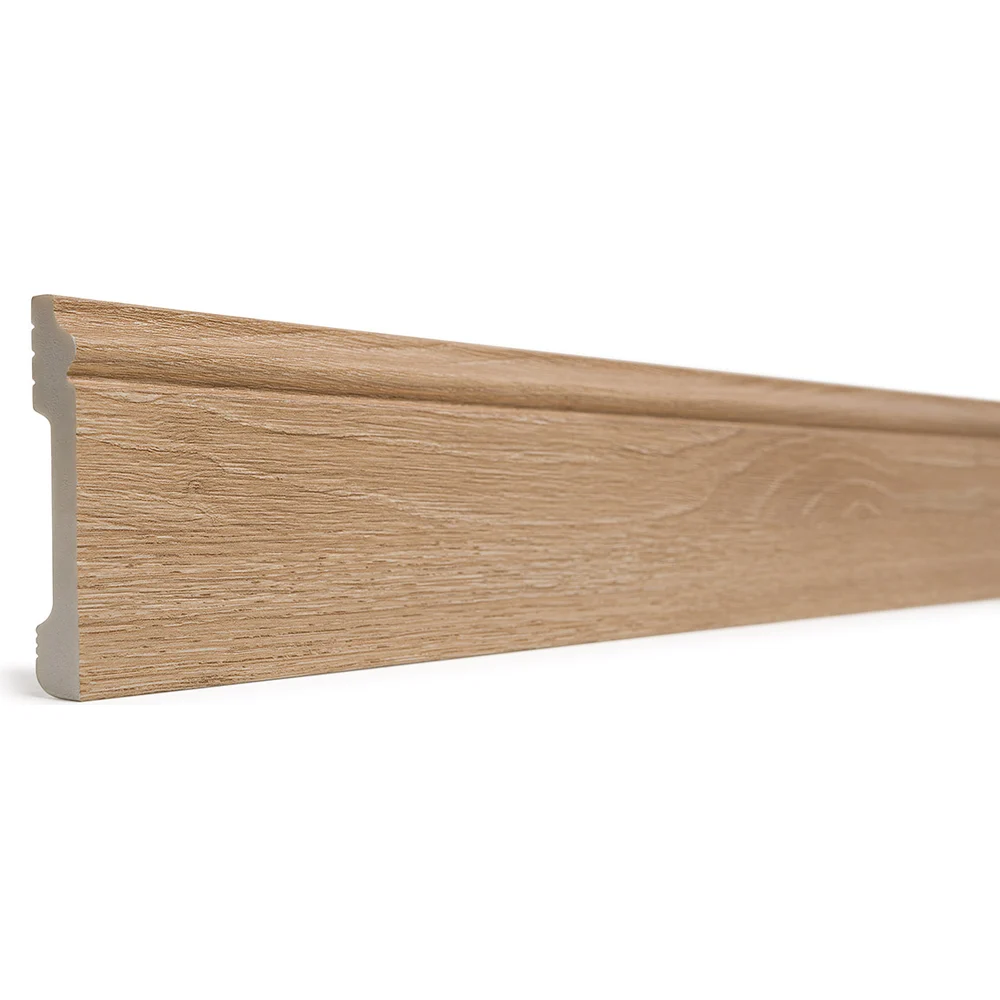 Ударопрочный влагостойкий напольный плинтус Decor-Dizayn 005-90SH