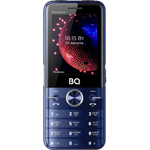 Сотовый телефон BQ 2842 Disco Boom, синий/черный