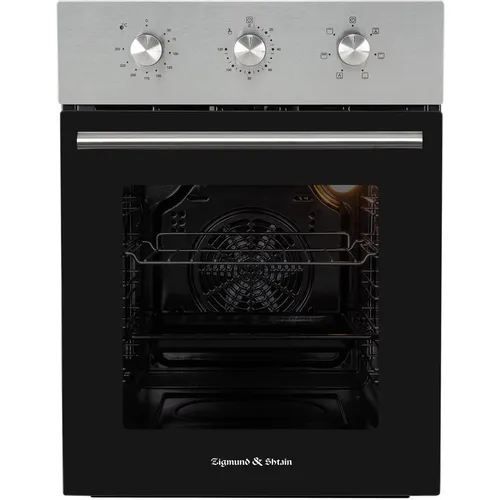 Духовой шкаф электрический ZIGMUND & SHTAIN E 165 S, 50л, дверца с 3 стеклами, нержавеющая сталь