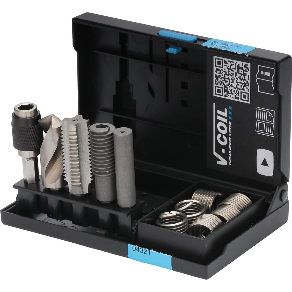 Набор для восстановления резьбы VOLKEL М12x1,75 V-Coil Rapid V04321